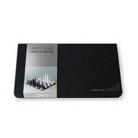 photo Skyline Chess - Acrylic Chess Board London vs New York Special Edition (with folding game table 6